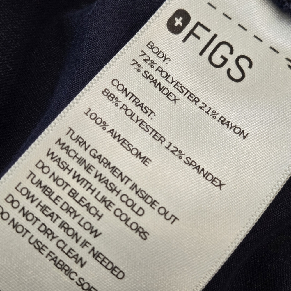 figs livingston Blue pants Size XL Petite - Picture 11 of 12